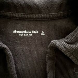 Abercrombie & Fitch Black Ribbed Knitwear